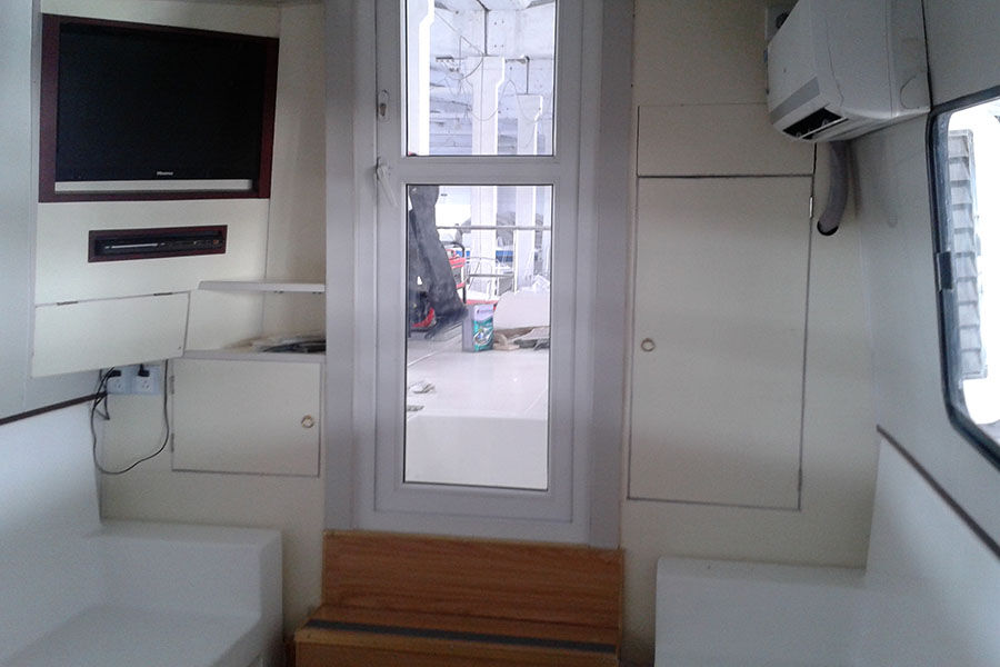 Grandsea 40-41ft FRP Fast Fire Rescue Boat con motor fuera de borda a la venta