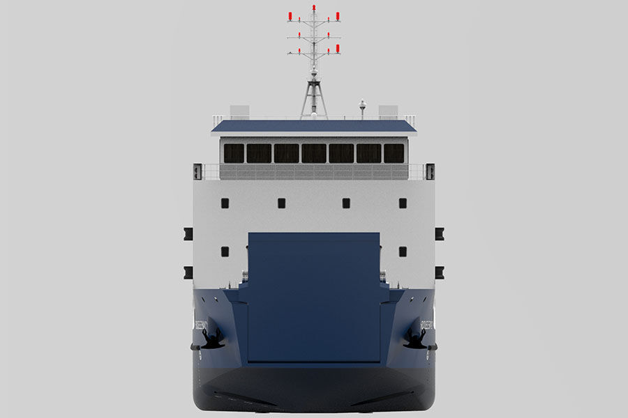 LCT 65m Cargo RORO Landing Craft And Fuel Carrier
