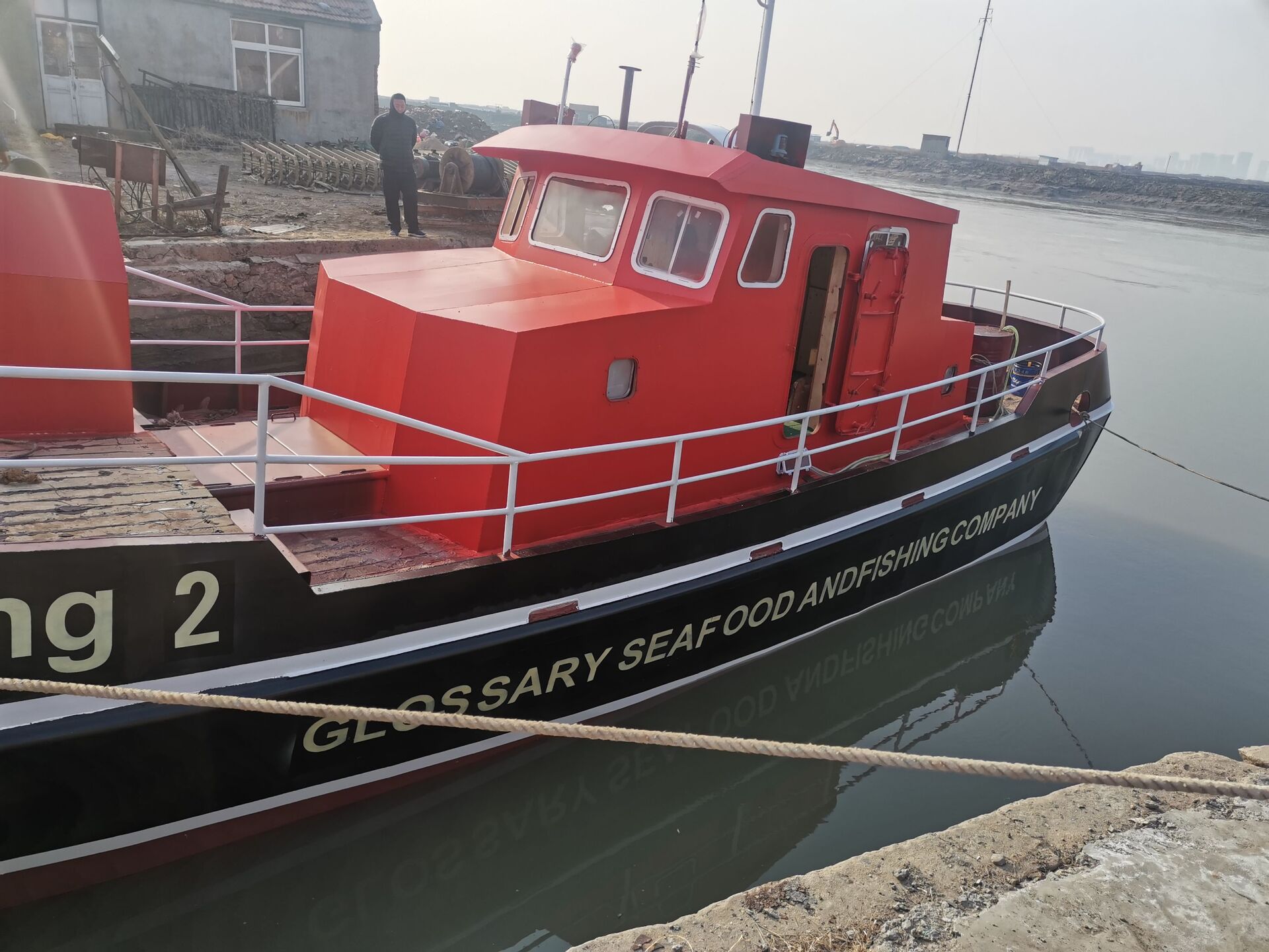 Grandsea, 16,5 m/78 pies, casco de acero, arrastrero de popa de aguas profundas, barco de pesca comercial/barco/buque a la venta