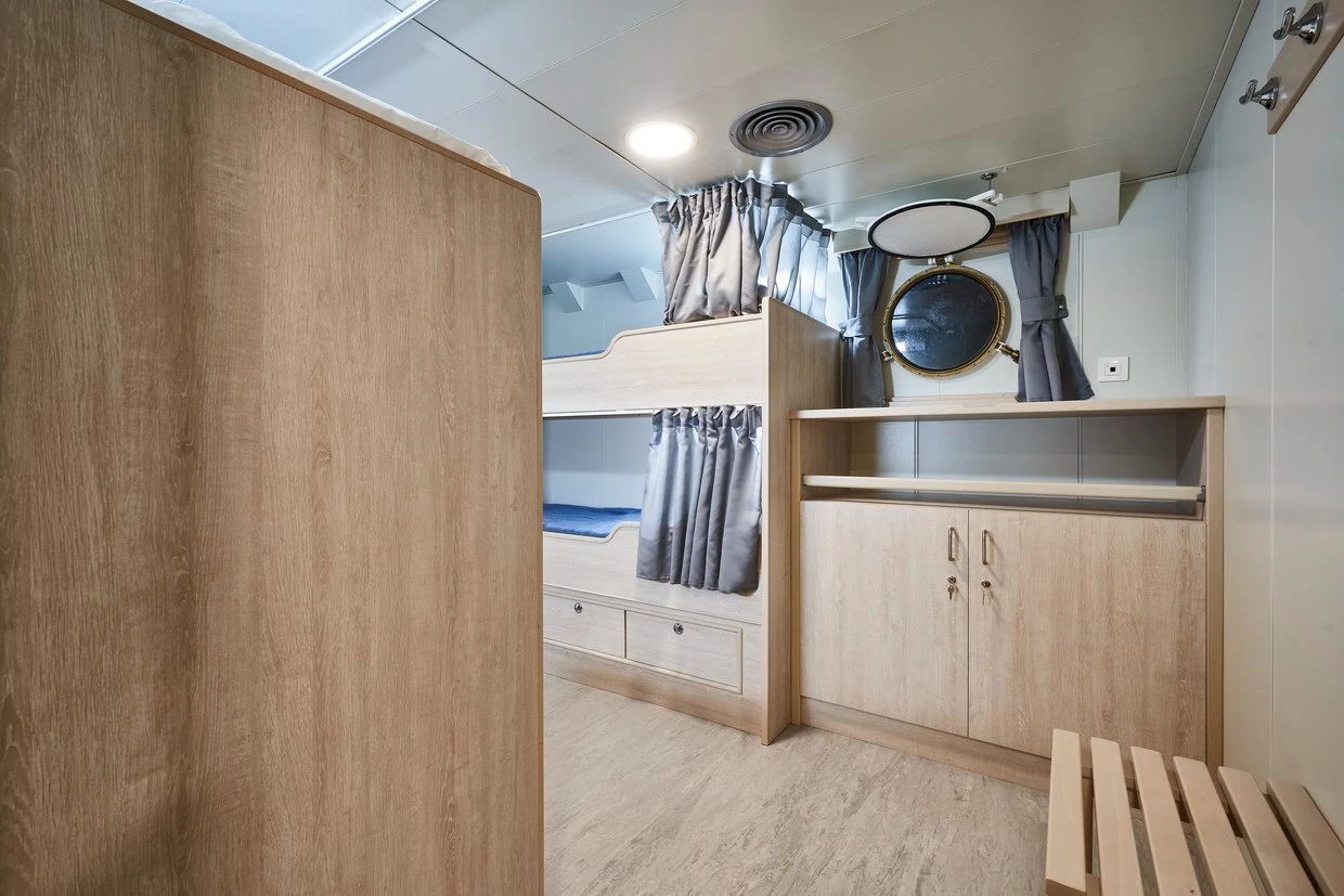 Barco de pesca comercial de 37 m, barco de pesca de arrastre de dos pisos