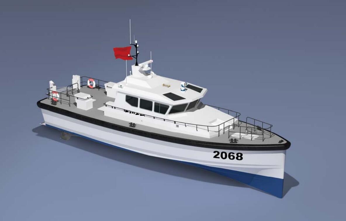 Grandsea 21m FRP Material Pelagic Navy barco patrullero en venta