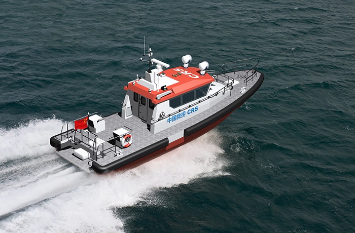 Bote de rescate y salvamento de vida rápida monocasco de aluminio de 16 m de China Bote de rescate y salvamento de vida rápida monocasco de aluminio de 16 m de China
