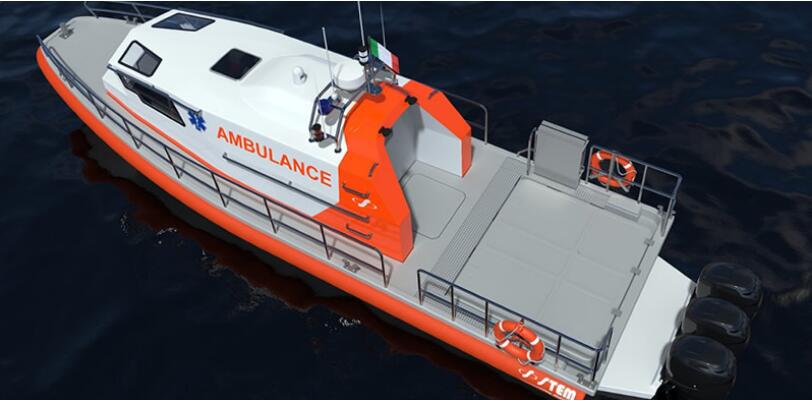 Grandsea Aluminio 40ft/12.15m Guardacostas Rescate Autoadrizable Salvavidas a la venta