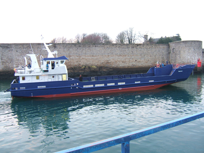 Barcaza de carga LCT multifuncional de acero Grandsea de 32 m