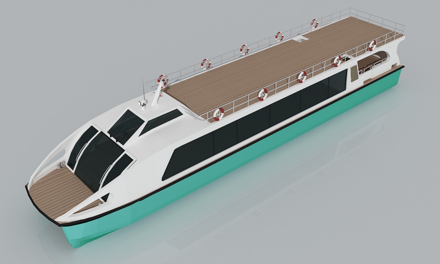 Grandsea 22m Doble Decker Catamarán Cena Crucero Sightseeing Water Taxi Bus Ferry Boat para la venta