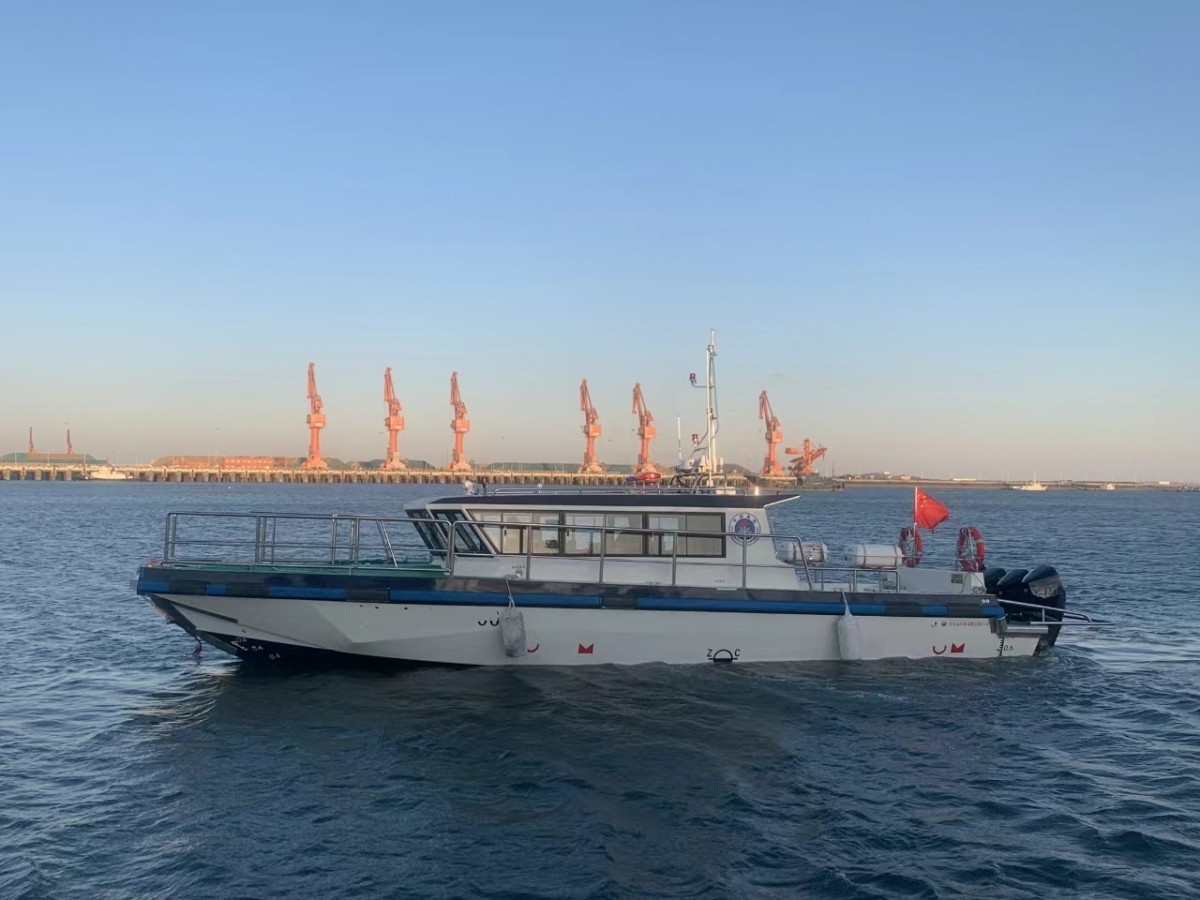 微信图片_20240222094013.jpg Grandsea 13.3m FRP Rápida Velocidad Militar de la Guardia Costera de la Policía Barco de patrulla para la venta