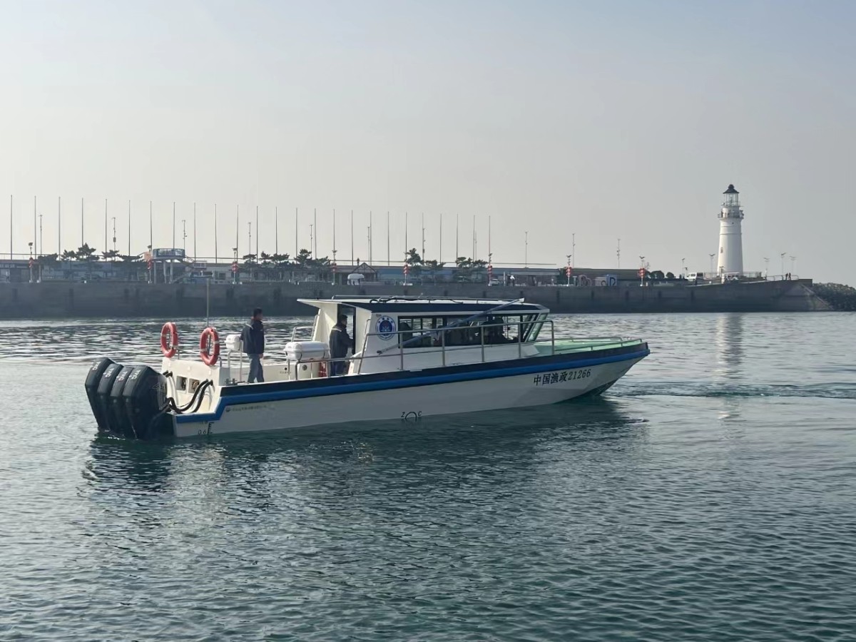 微信图片_20240222094033.jpg Grandsea 13.3m FRP Rápida Velocidad Militar de la Guardia Costera de la Policía Barco de patrulla para la venta