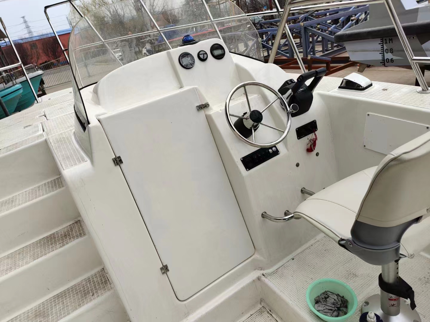 Barco de parasailing con plataforma de velocidad de material de fibra de vidrio Grandsea de 10,7 m para dos personas a la venta