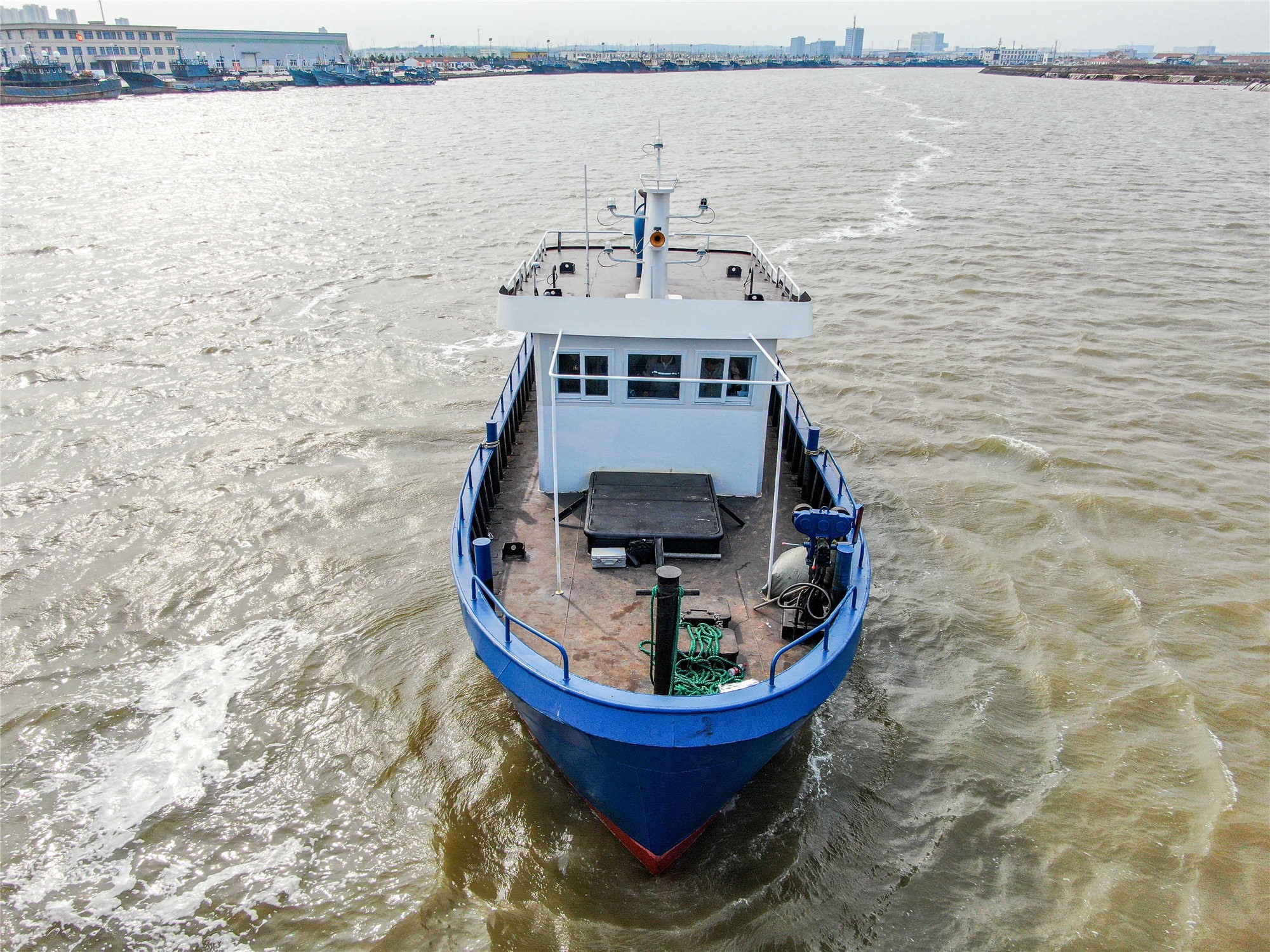 Barco de pesca comercial de red de enmalle de material de acero de longitud 14m de Grandsea a la venta