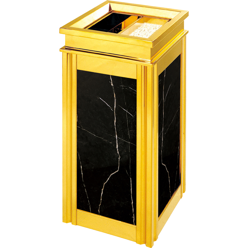 JC22 Hotel Lobby Metal Trash Can Bins JC22 Hotel Lobby Metal Trash Can Bins