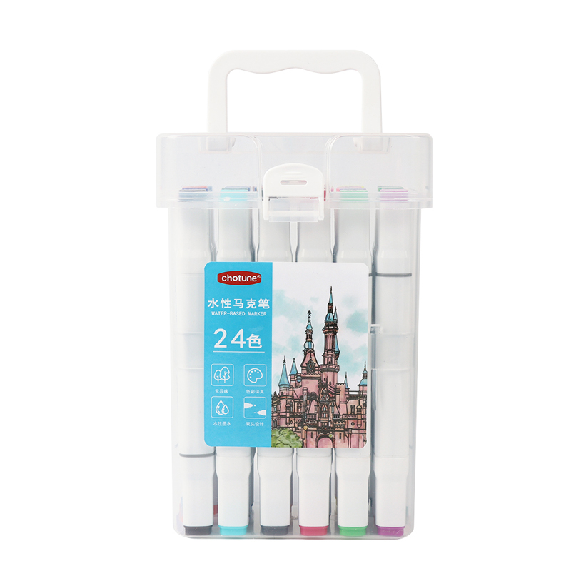 JB41 Square White Penholder Water-based Marker Pen JB41 Square White Penholder Water-based Marker Pen