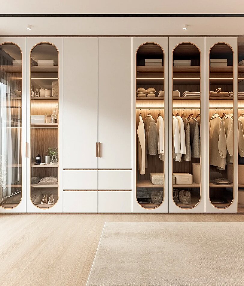 ¿El dormitorio es demasiado pequeño para colocar un armario? Estos 3 tipos de armarios combinados pueden duplicar su espacio de almacenamiento y resolver el problema de los apartamentos pequeños