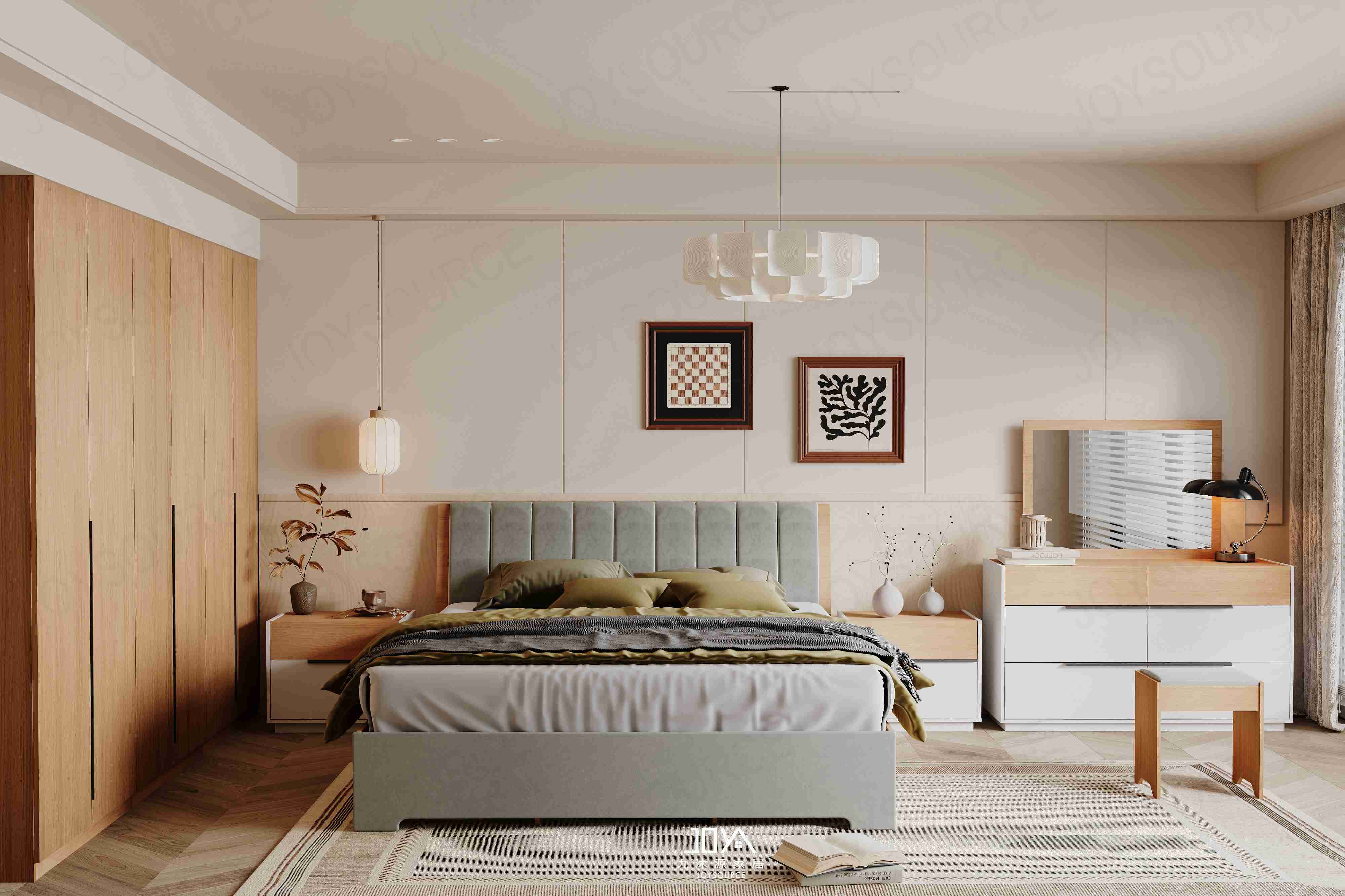 Nueva llegada | Juego de dormitorio moderno para elevar su espacio