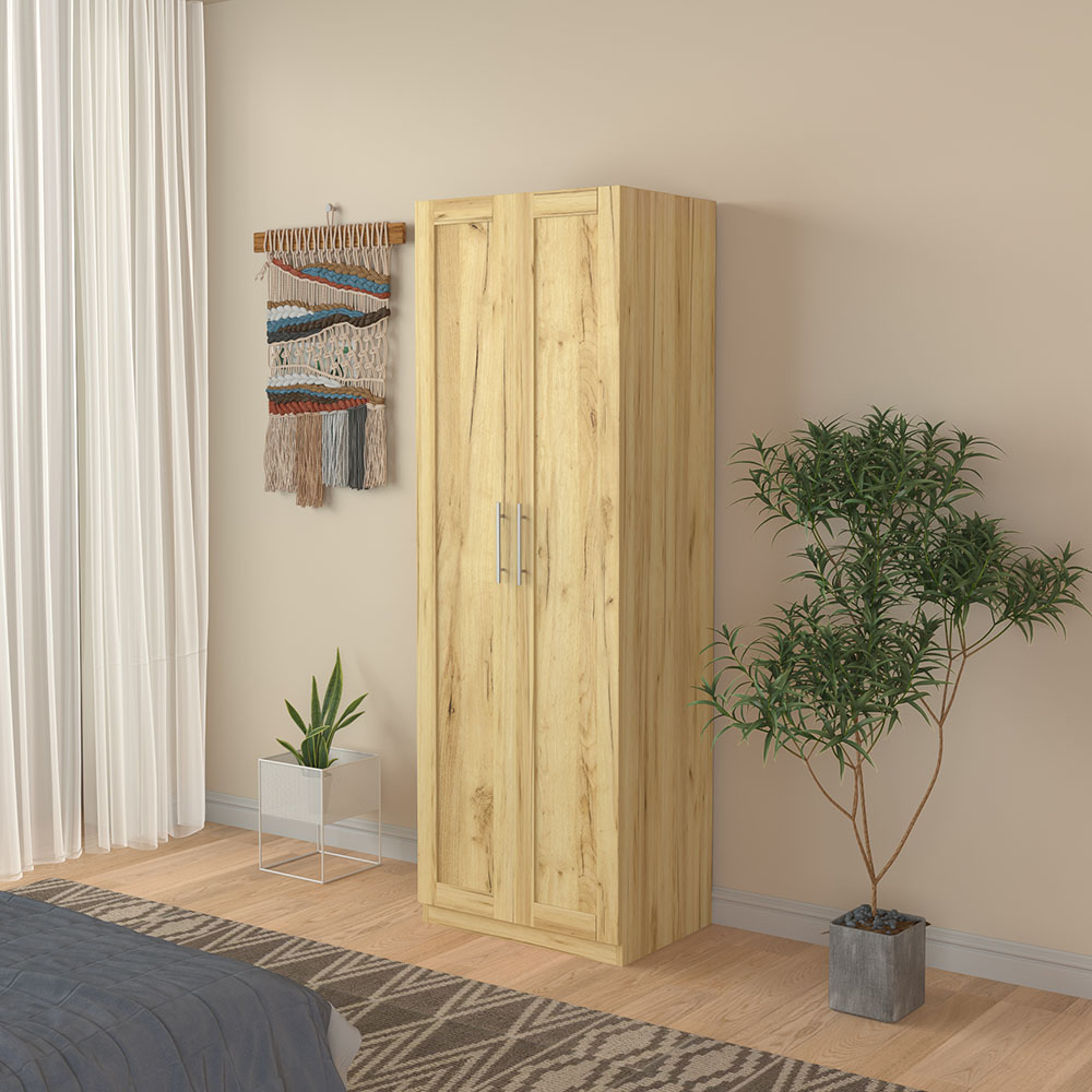 Armario 2 puertas panel madera