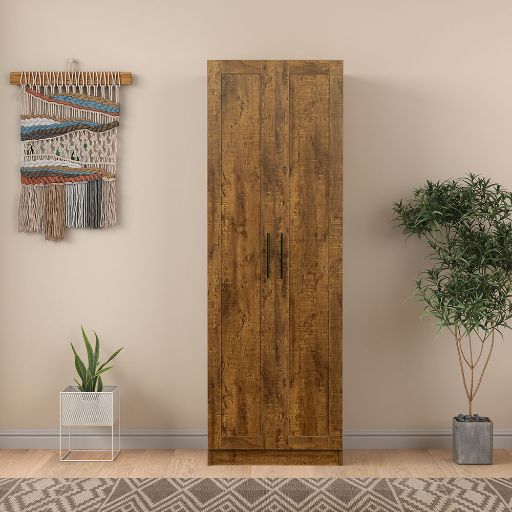 Armario 2 puertas panel madera