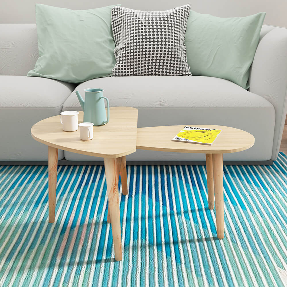 Mesa de centro anidada