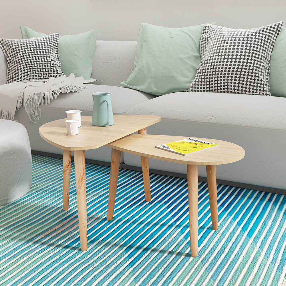 Mesa de centro anidada