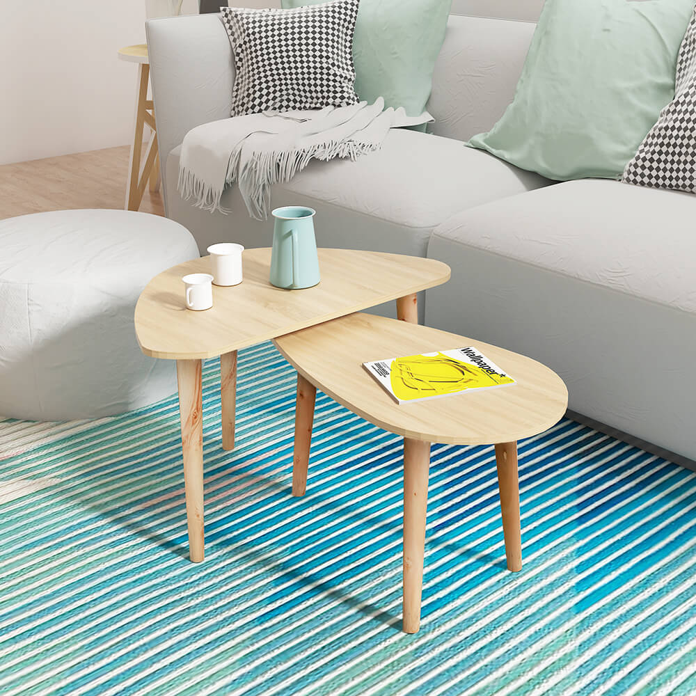 Mesa de centro anidada