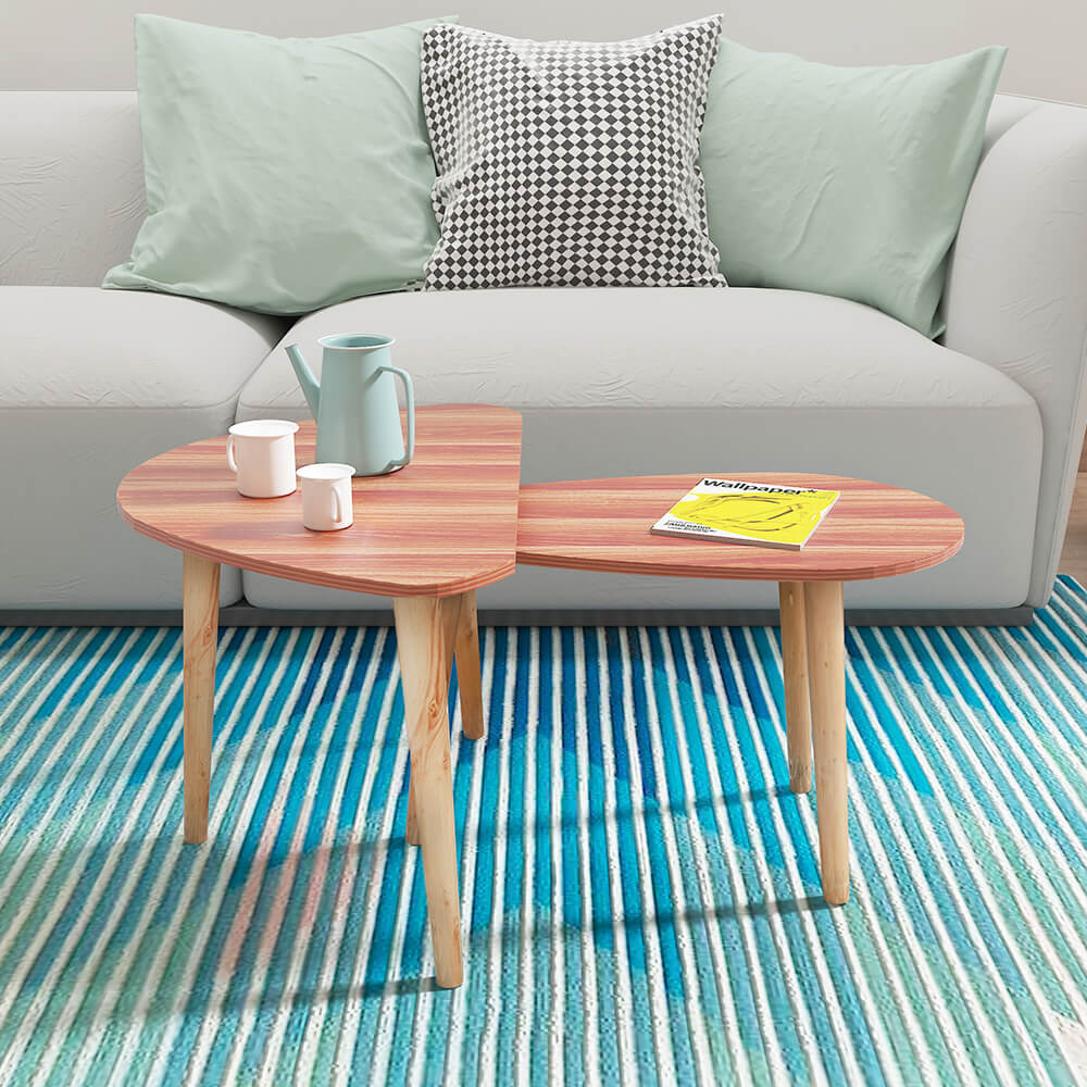 Mesa de centro anidada