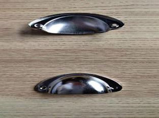 64 Mango de concha blanca plateada