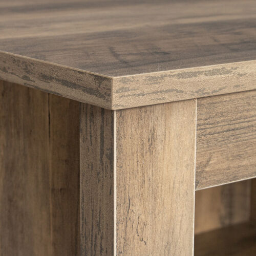 Mueble para TV Classic 4 Cubby Fireplace, roble rústico