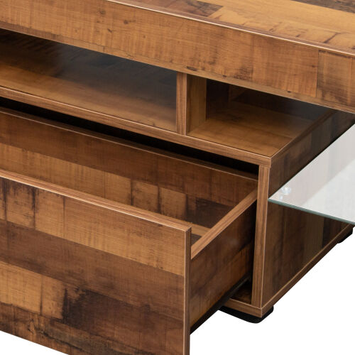 Soporte de TV con luces LED RGB Gabinete de TV de pantalla plana