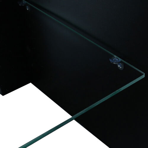 Luces de control remoto negras modernas Soporte de TV LED de 20 colores