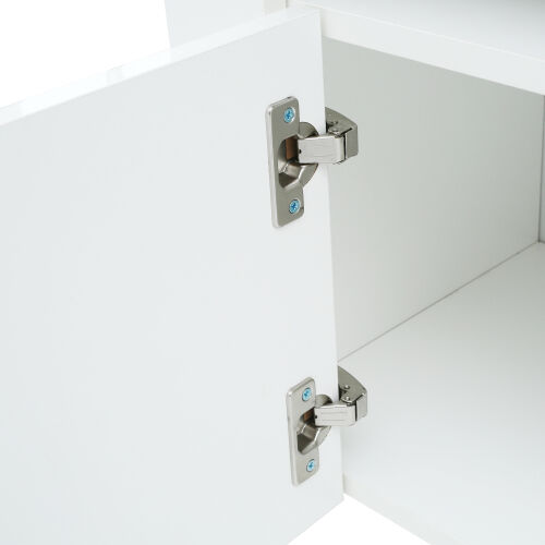 Mueble moderno para TV de 57" Cuerpo mate Frentes de alto brillo con 16 LED de color