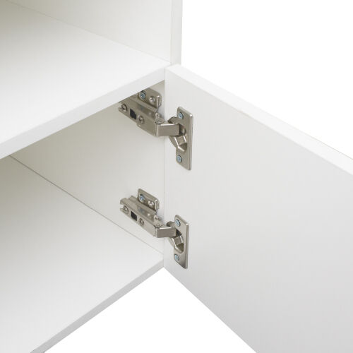 Mueble de TV minimalista moderno Sala de estar con luces LED de 20 colores