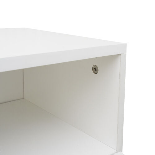 Mueble de TV minimalista moderno Sala de estar con luces LED de 20 colores