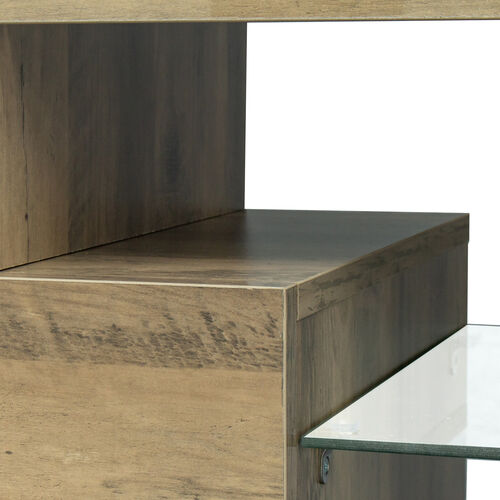 Soporte de TV con luces LED RGB Gabinete de TV de pantalla plana