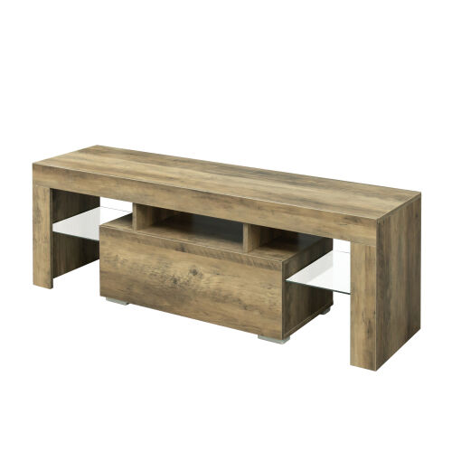 Soporte de TV con luces LED RGB Gabinete de TV de pantalla plana