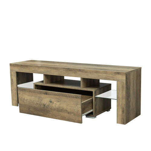 Soporte de TV con luces LED RGB Gabinete de TV de pantalla plana