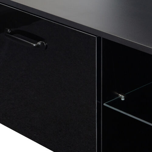 Mueble de TV con luz LED que cambia de color para sala de estar