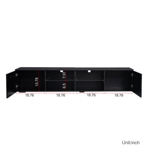 Mueble de TV con luz LED que cambia de color para sala de estar