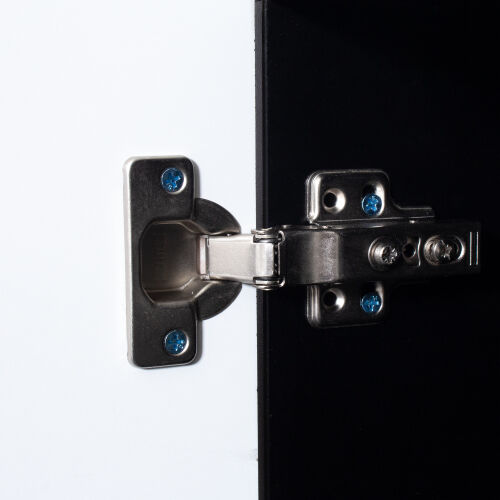 Elegante soporte de TV funcional con luces LED que cambian de color, Max 70 TV, negro