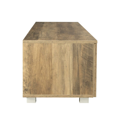 Soportes de TV modernos personalizados para sala de estar, roble 02