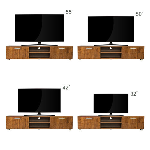 Mueble TV Diseño Moderno Para Salón,Nogal 01