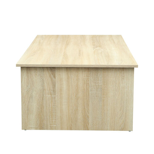 Mesa de centro elevable con almacenamiento oculto y 2 estantes abiertos para sala de estar, sala de recepción, oficina