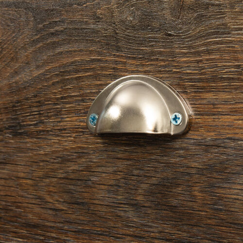 Escritorio para computadora de oficina en casa con aparador, acabado de pintura envejecida