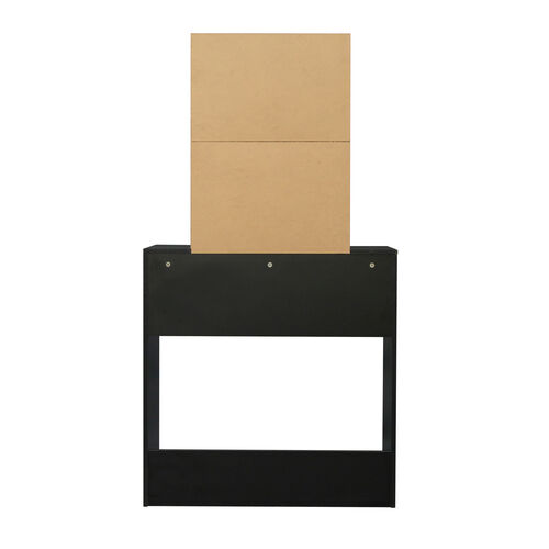 Juego de tocador con espejo de aumento deslizante y taburete, Muebles de dormitorio