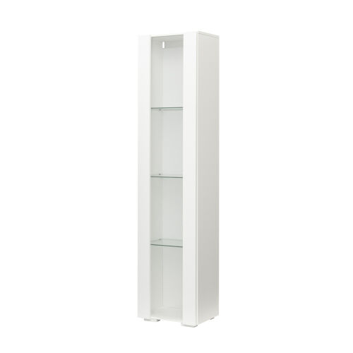 Mueble lateral con lámpara de tira de aluminio