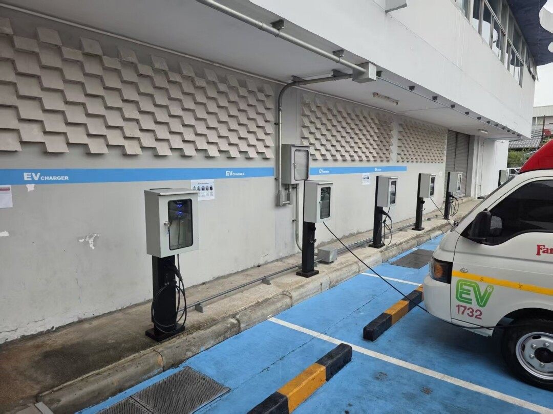 Teison 22kW Smart MINI Wallbox Charger installé en Thaïlande, 2025 Teison 22kW Smart MINI Wallbox Charger installé en Thaïlande, 2025