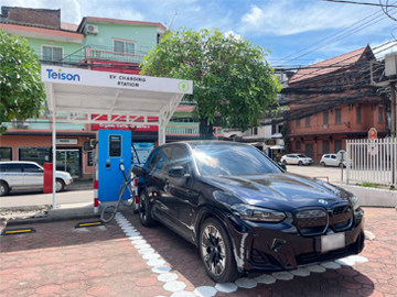 Station de recharge rapide CC pour pistolets refroidis par liquide Teison au Laos, 2023 Station de recharge rapide CC pour pistolets refroidis par liquide Teison au Laos, 2023