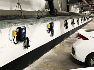 Chargeur de boîte murale Teison 22 kW AC OCPP au Brésil, 2023 Chargeur de boîte murale Teison 22 kW AC OCPP au Brésil, 2023