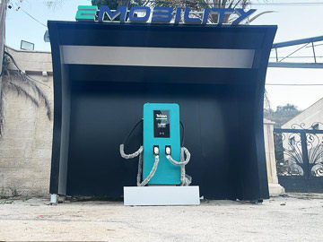 Station de recharge Teison 60 kW 2Guns DC en Palestine, 2023 Station de recharge Teison 60 kW 2Guns DC en Palestine, 2023