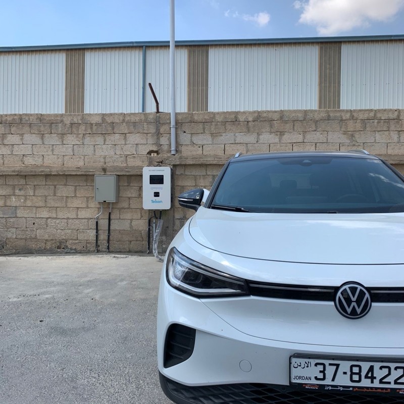 Se ha instalado una estación de carga rápida Teison de 30 KW de CC en Jordania