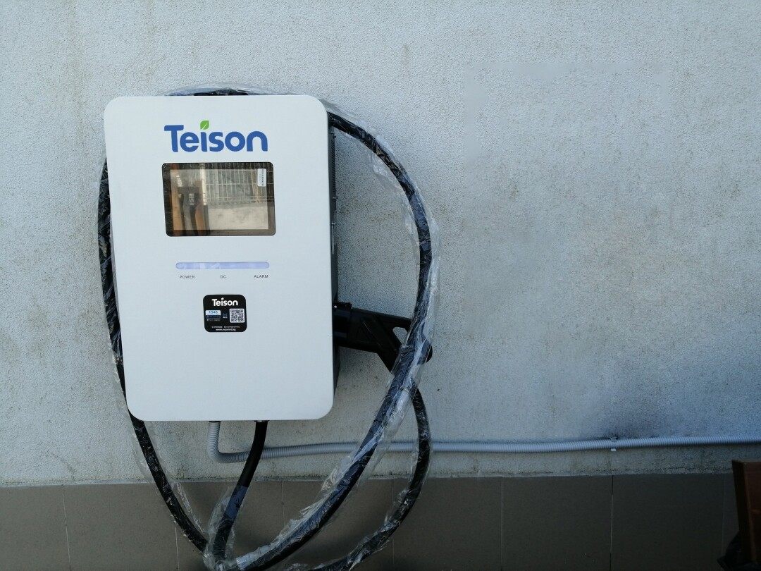 Teison 20kW DC MINI ev otthoni fali töltő Bulgáriában, 2025 Teison 20kW DC MINI ev otthoni fali töltő Bulgáriában, 2025