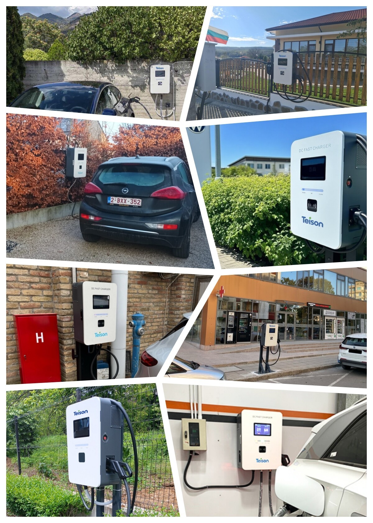 未命名5252 40kW DC Teison ev lader Wallboxes zijn met succes geïnstalleerd en geconfigureerd in enkele Europese landen.