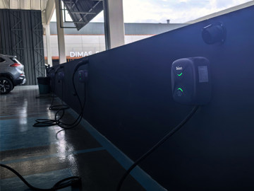 Teison 7KW AC Smart mini EV Wallbox met stekker in Brazilië, 2024